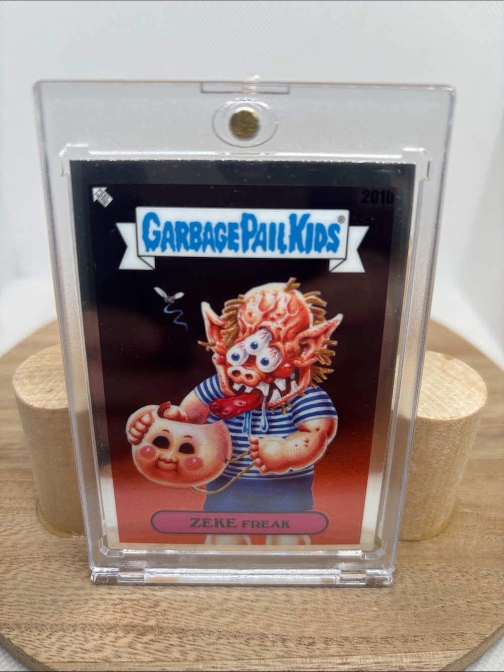 Garbage Pail Kids Zeke Freak Trading Card - Red & Blue